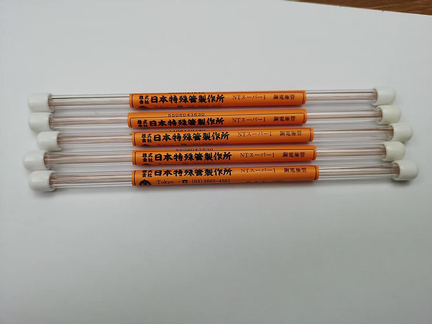 日本特殊管制作所 NT 铜管电极整组实拍